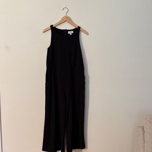 Evereve Classic Black Sleeveless Jumpsuit